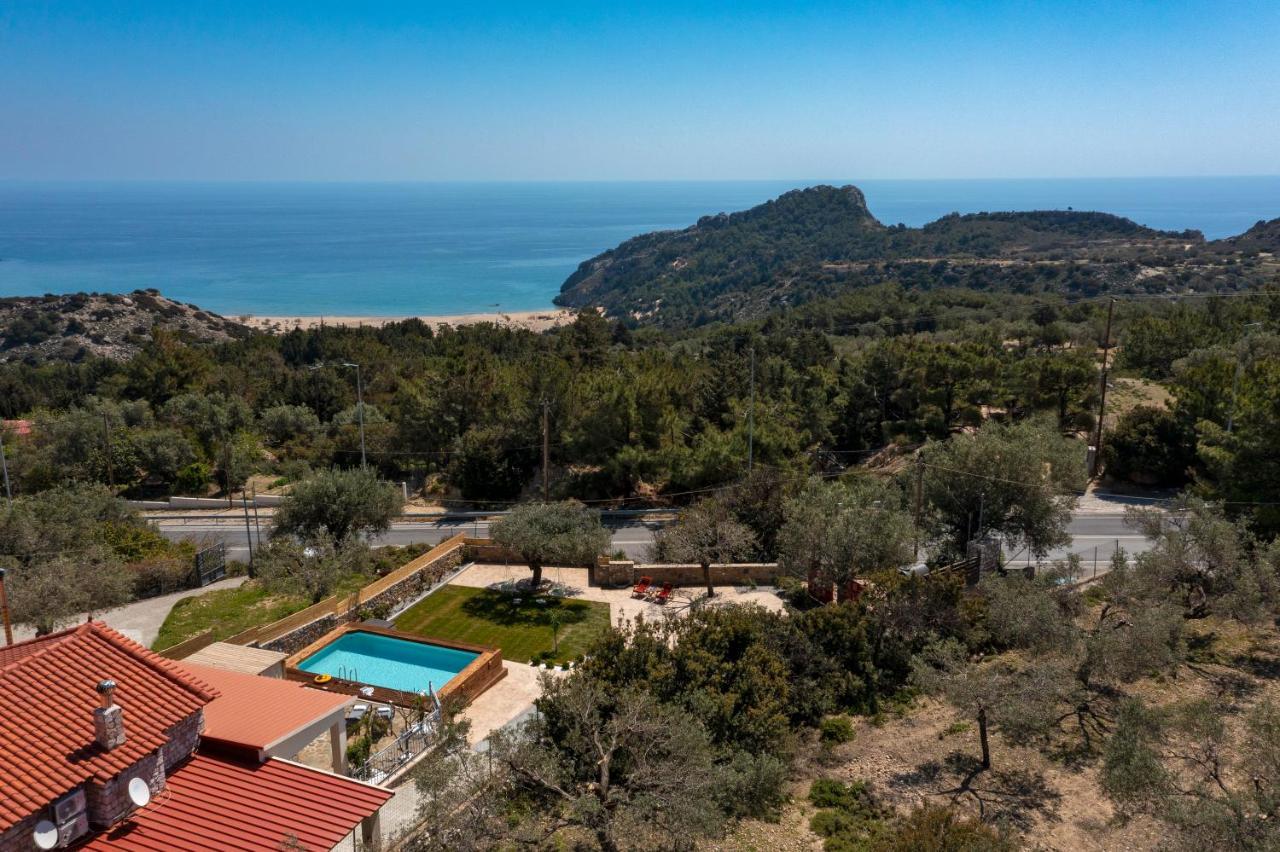 Sea Rock Villa Rodos Archangelos  Zewnętrze zdjęcie